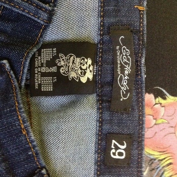 Ed Hardy mini skirt