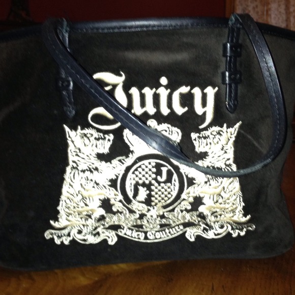 Juicy couture velour purse