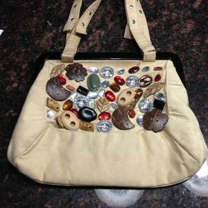 Aldo vintage purse with buttons
