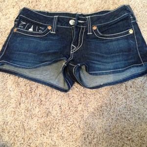 **Authentic** True Religion brand jeans shorts