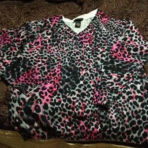 Animal print sweater