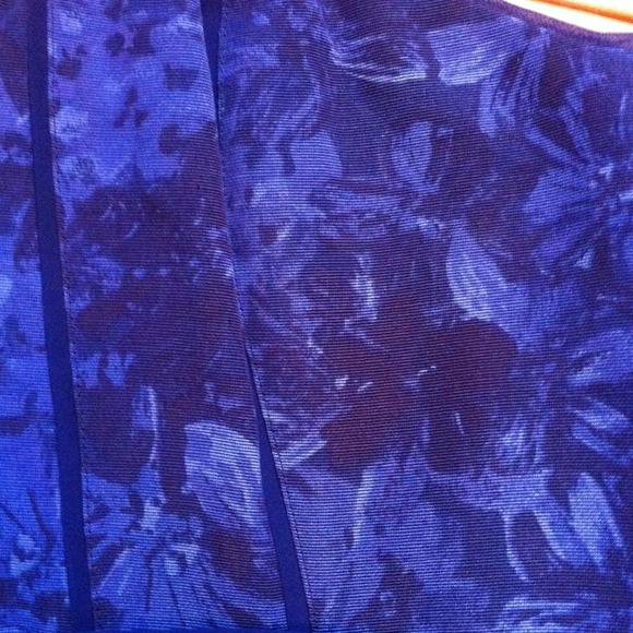 NWOT White House black market bustier top blue 2 - Picture 2 of 3