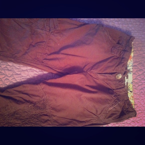 Brown cargo pants