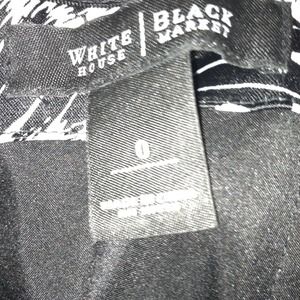 [SOLD] Black & white satin print cocktail dress