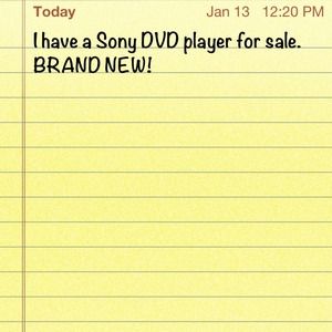 Sony DVD Player