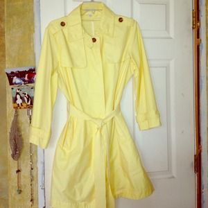❗Reduced❗Gap baby yellow spring trench coat