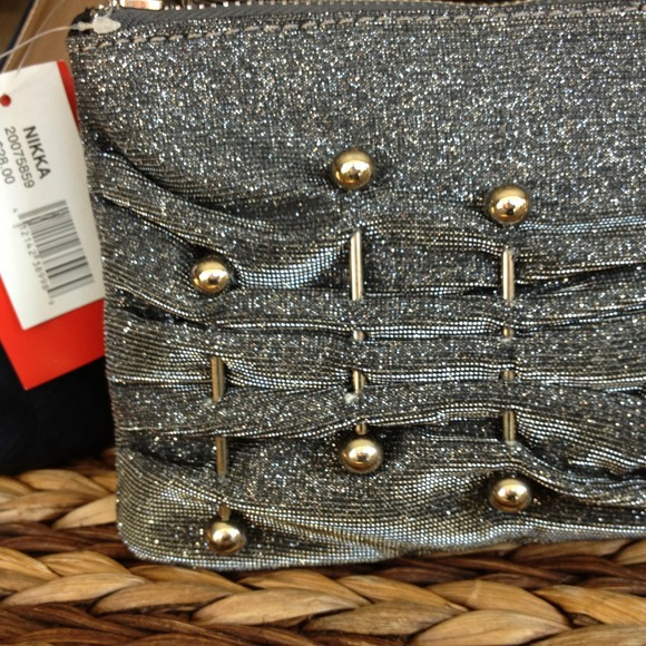 Brand new Sparkly charcoal black clutch - Picture 2 of 4