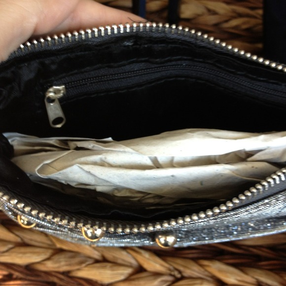 Brand new Sparkly charcoal black clutch - Picture 3 of 4