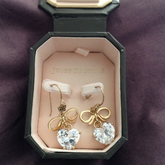 Reserved*Juicy Couture heart earrings bundle