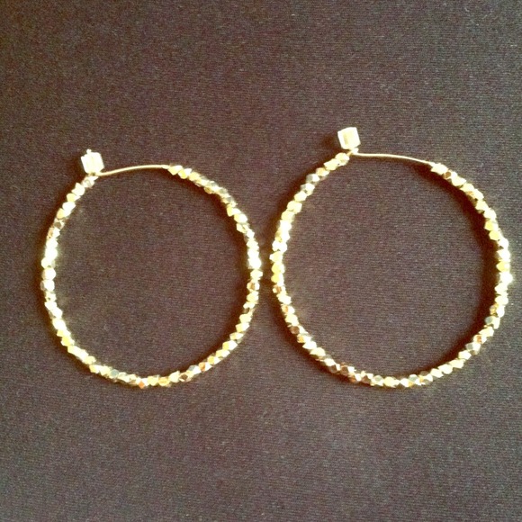 Express Gold Bead Earrings