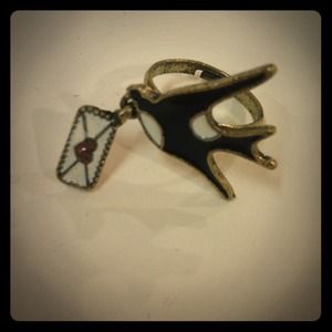 Vintage swallow ring
