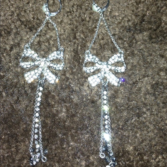 Betsey Johnson rhinestone earrings