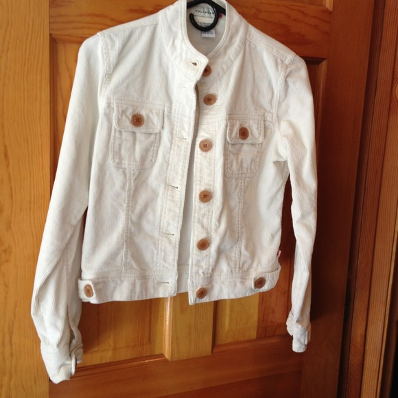 Cream colored corduroy jacket - Picture 2 of 2