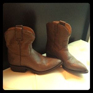 Frye Billy Short Boots in Grey