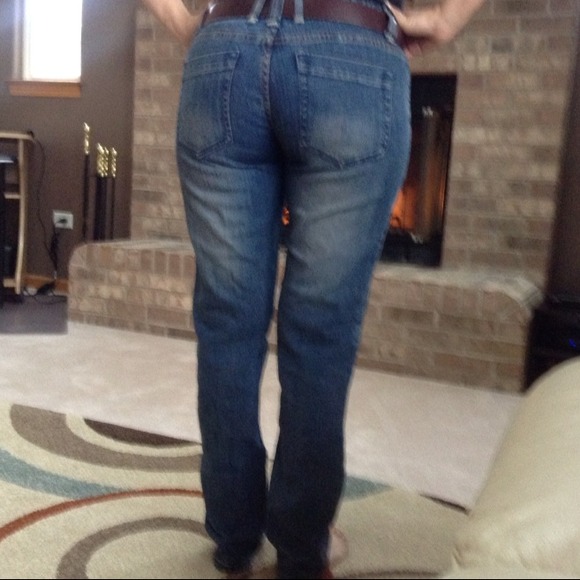 ⛔SOLD⛔Yonique Blue Jeans - Picture 2 of 3