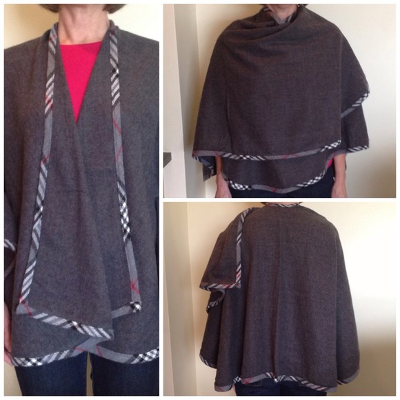 Grey Shawl/Poncho