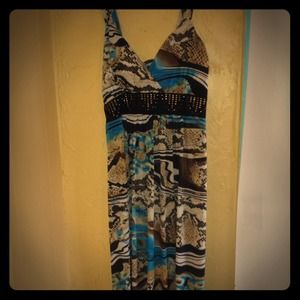 Reduced!! Studio west long summer dress size L