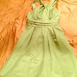 Clover green knee length dress