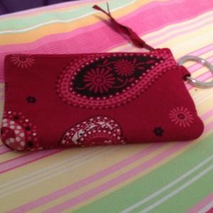 Red coin purse