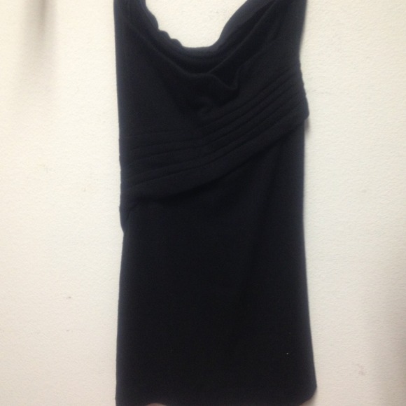 Donna Karan blk strapless dress - Picture 2 of 2