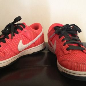 Neon pink nikes