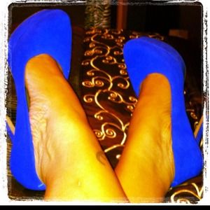 🔵RESERVED @stephoffey🔵Blue suede shoes