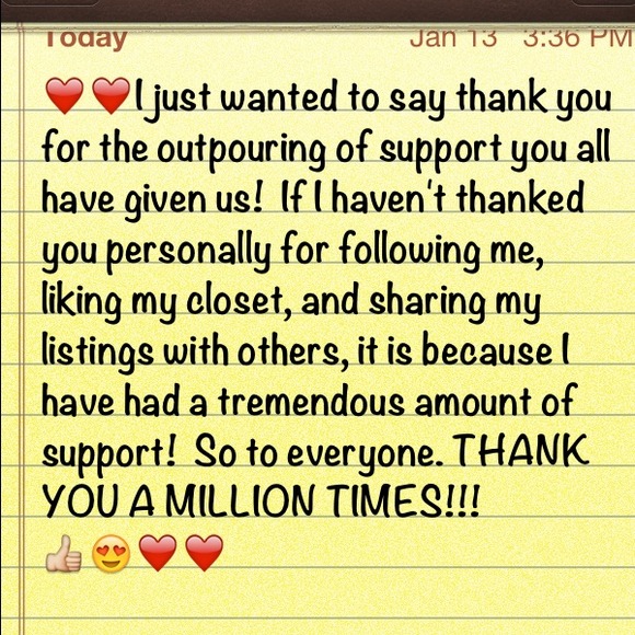 ❤❤Thank you!!❤❤