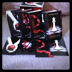 Twilight hardback book/ Ed hardy shoes