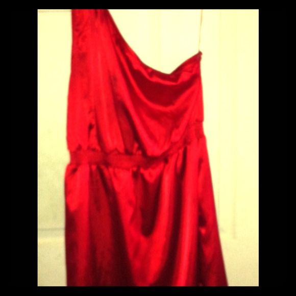 Toga Style Red Dress