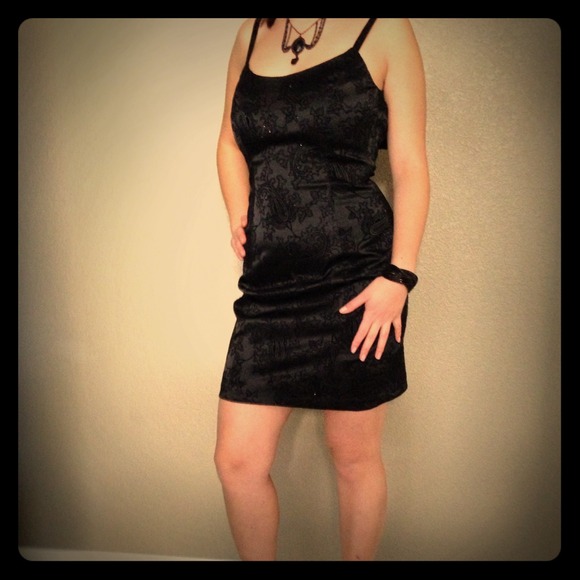 REDUCED Guess glitter lace pattern prty dress sz 3