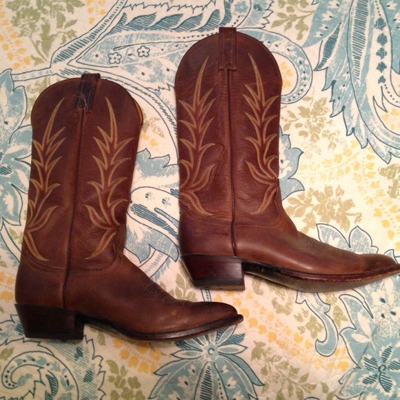 Boots - ❗Reserved❗Leather Cowboy Boots