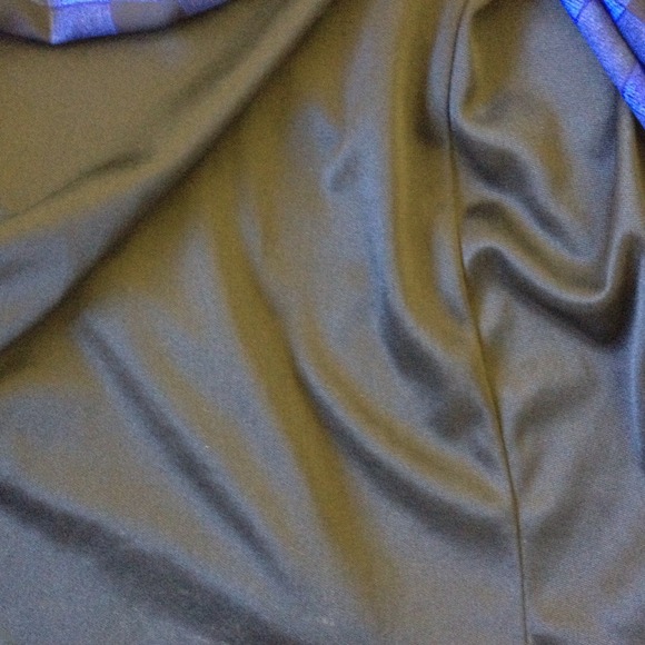 💚Traded w/@aselvi💚Black and blue shirt dress - Picture 4 of 4