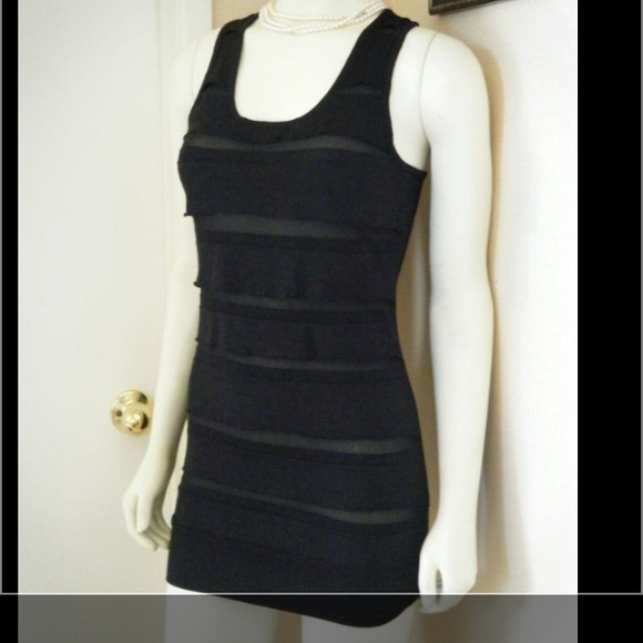  sexy ruffled see through sleeveless dress 