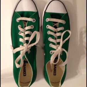 Green all star converse