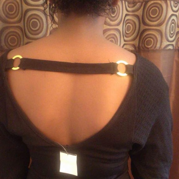 Black sweater dress from BEBE - Picture 2 of 3