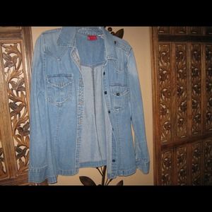 Light blue denim  jacket shirt