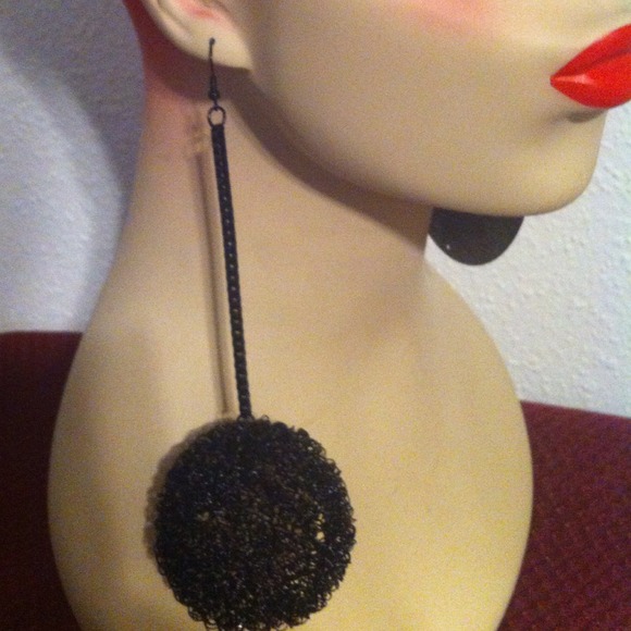 Runway fashion earrings