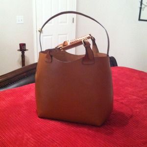 RESERVED Brown Zara plaited tote/shopper