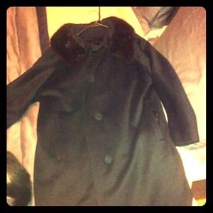 Faux fur coat