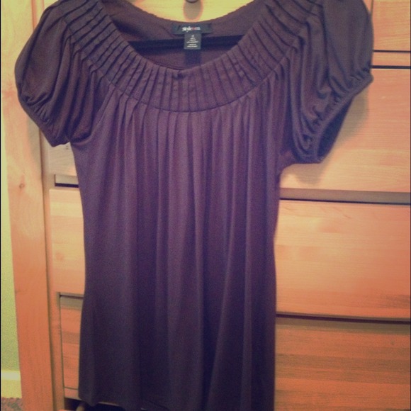 Brown top from Macy's