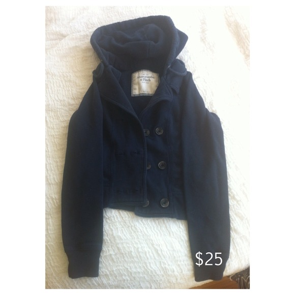 A&F navy hoodie S