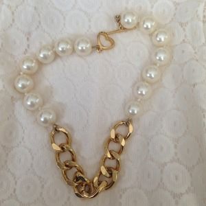 Sold! Necklace with gold plated accent by Dereon.
