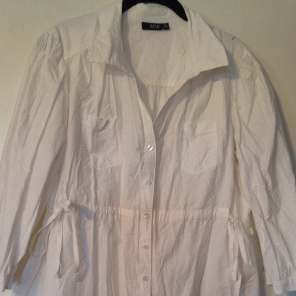 Bundle for cjulians!!!! White cotton shirt