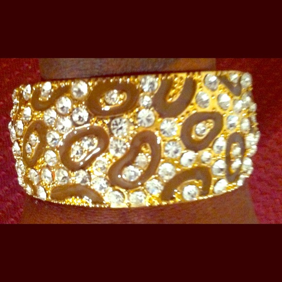 Leopard print bangle