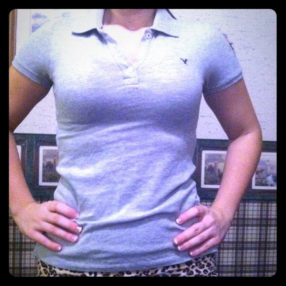 Grey AE polo!
