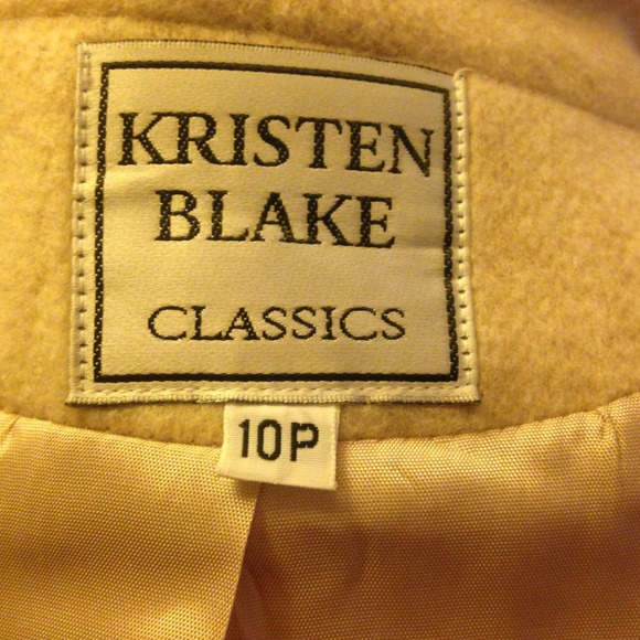 Ivory Double Breasted two button Short peaCoat - image 2