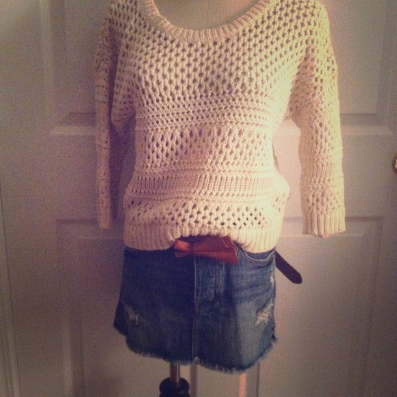 American eagle denim skirt!