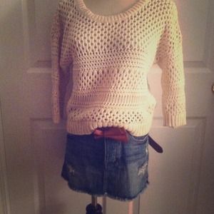 American eagle denim skirt!