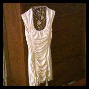 SKY brand ivory top new with tags