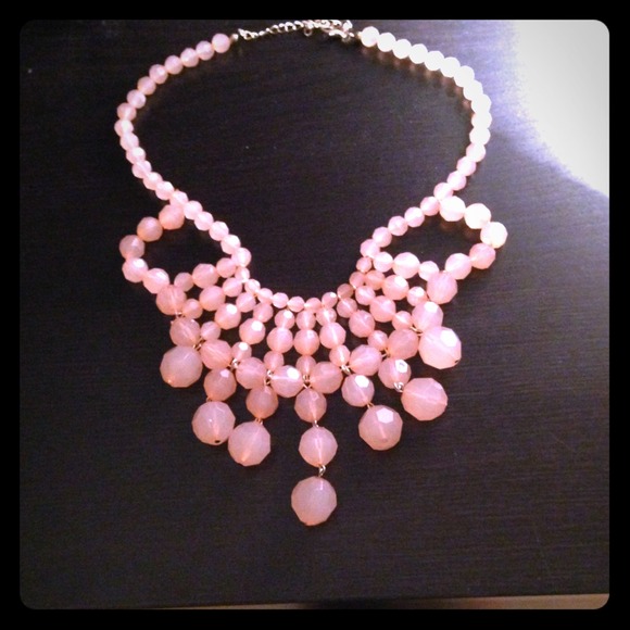 Charlotte Russe Jewelry - Coral bubble necklace